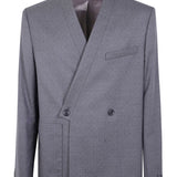 Giacca doppio petto in lana in grigio Kenzo - uomo 