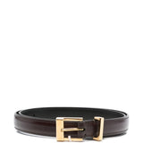 Cintura con fibbia manhattan in marrone Khaite - donna 