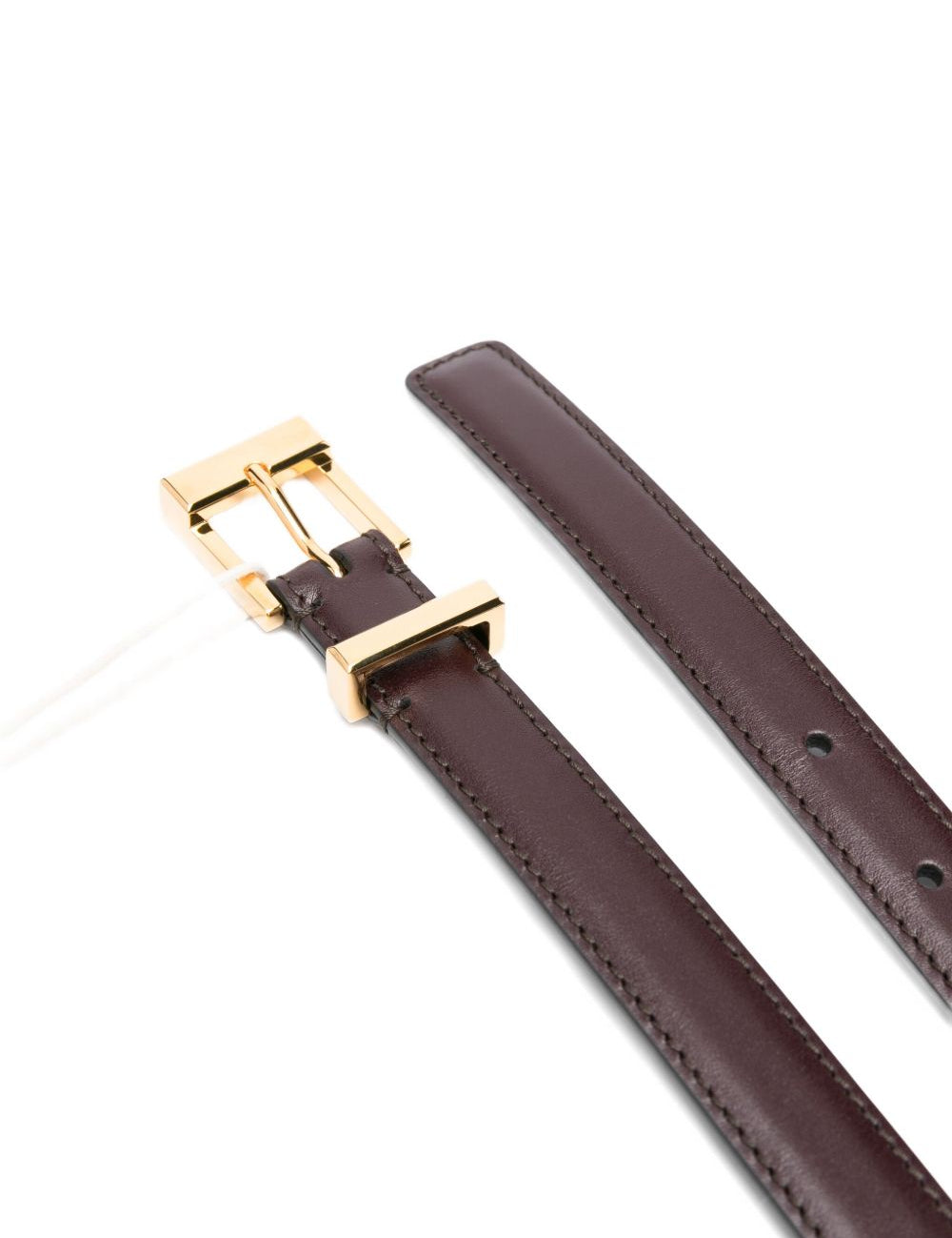 Cintura con fibbia manhattan in marrone Khaite - donna 