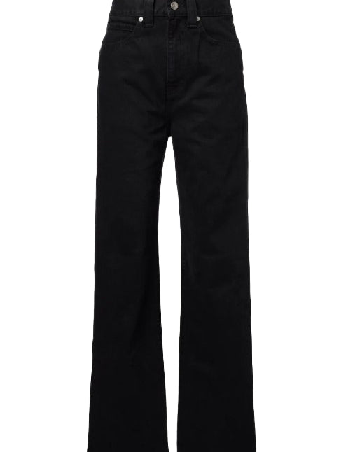 Jeans Bonnie con cinque tasche in nero Khaite - donna 