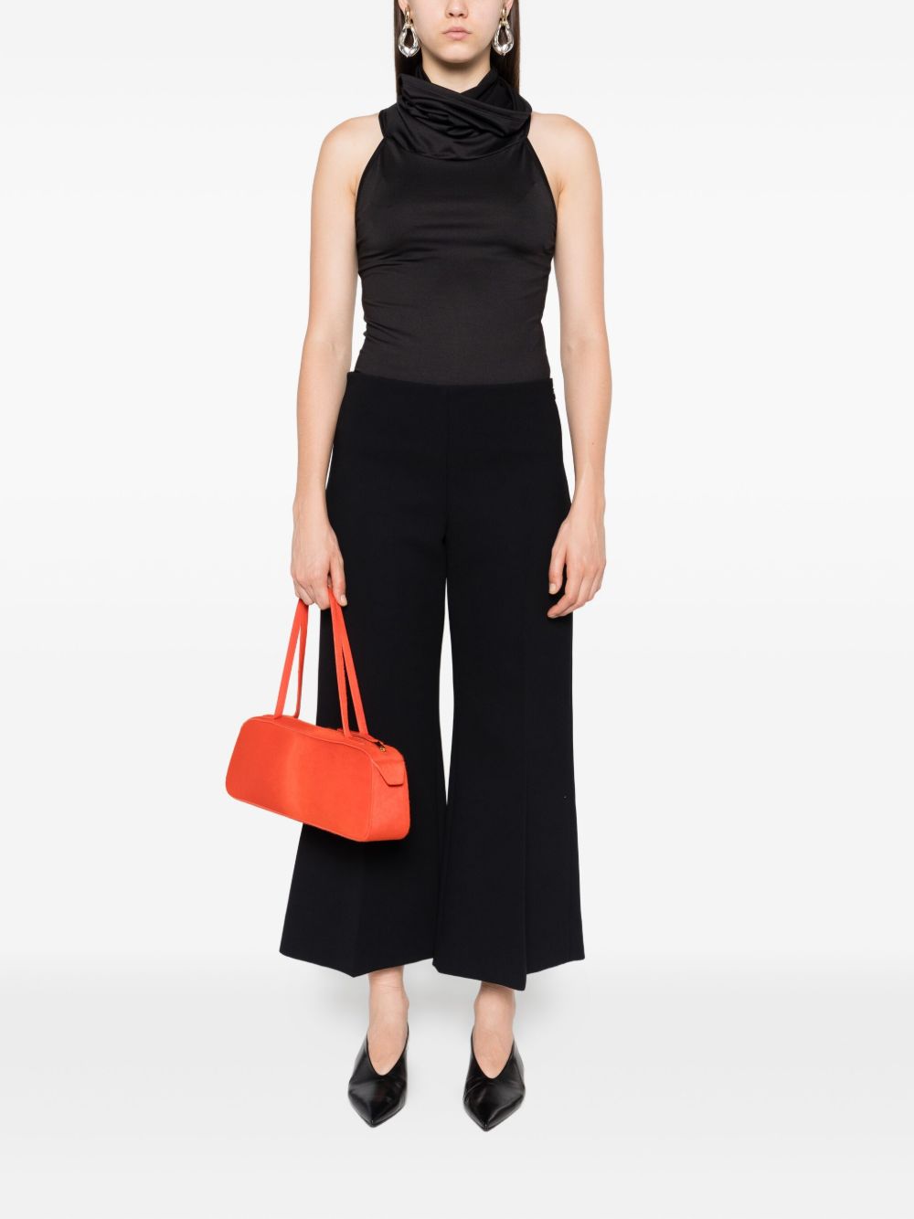 Pantaloni in seta nero Khaite - donna 