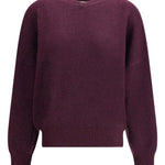 Maglione a girocollo wolfe in viola Khaite - donna 