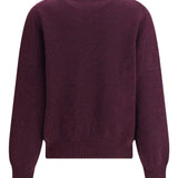Maglione a girocollo wolfe in viola Khaite - donna 