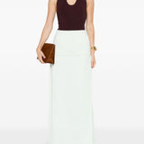Body con scollo all'americana in borgogna Khaite - donna 