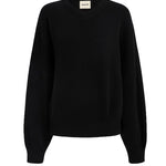 Maglione girocollo in nero Khaite - donna 
