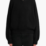 Maglione girocollo in nero Khaite - donna 