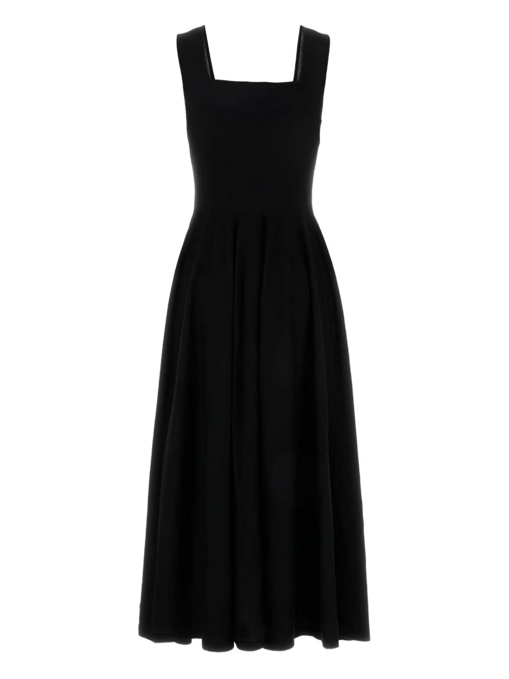 Abito smanicato Jodie con scollo quadrato in nero Khaite - donna 