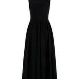 Abito smanicato Jodie con scollo quadrato in nero Khaite - donna 