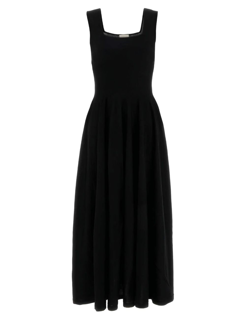 Abito smanicato Jodie con scollo quadrato in nero Khaite - donna 