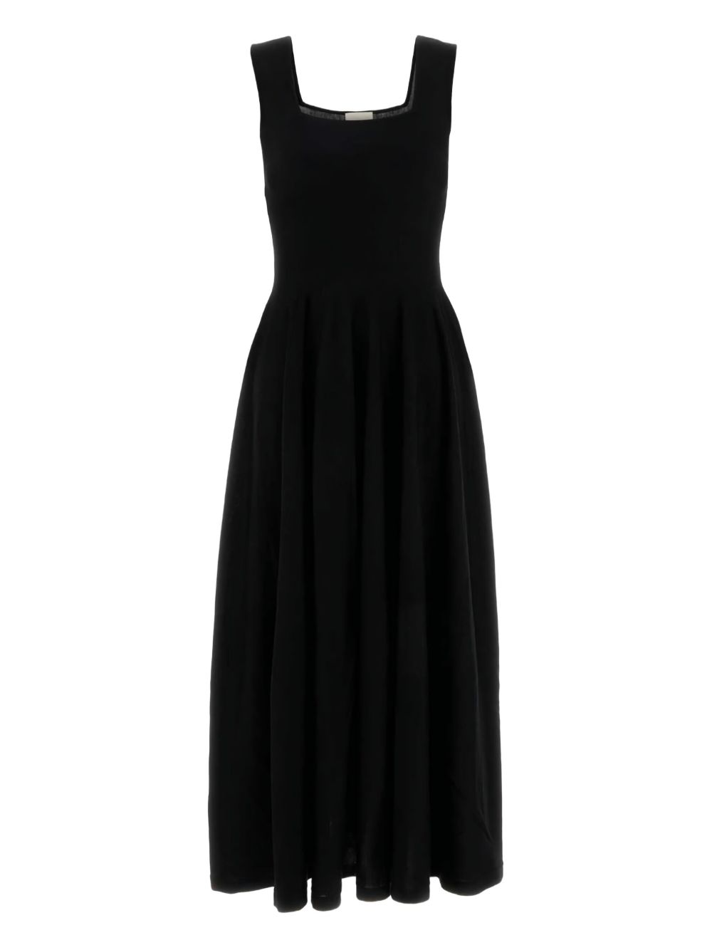 Abito smanicato Jodie con scollo quadrato in nero Khaite - donna 