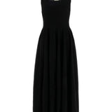 Abito smanicato Jodie con scollo quadrato in nero Khaite - donna 