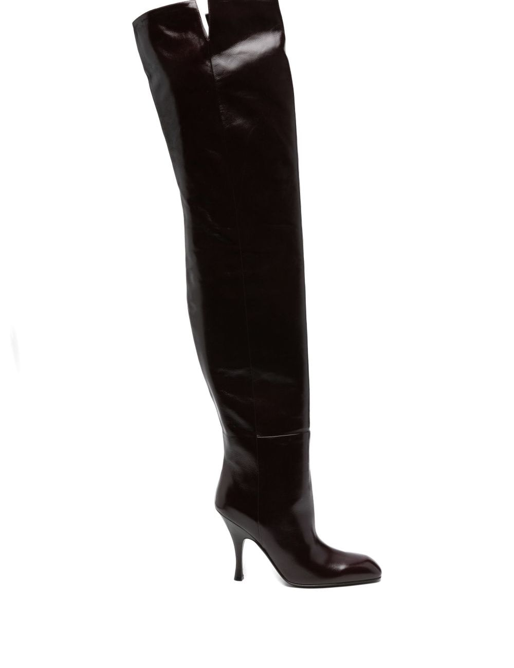 Stivali colt 100mm in bordeaux Khaite - donna 