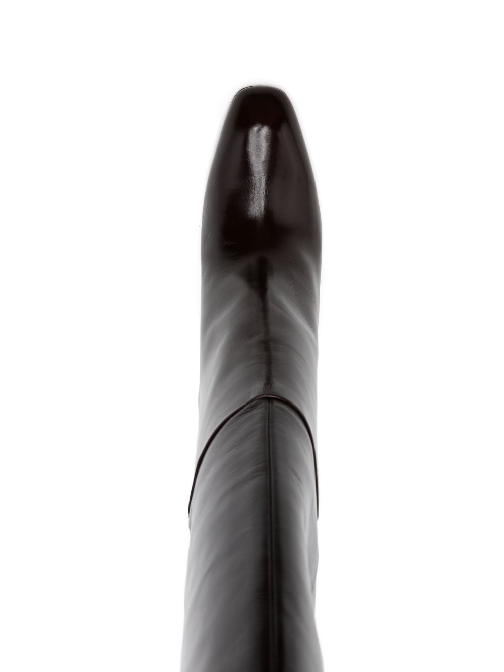 Stivali colt 100mm in bordeaux Khaite - donna 