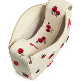 Borsa con fiori elena in beige Khaite - donna 