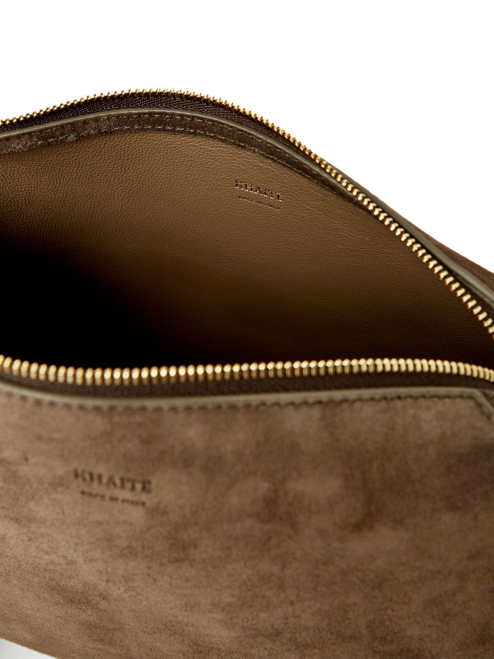 Borsa lina in pelle in beige Khaite - donna 