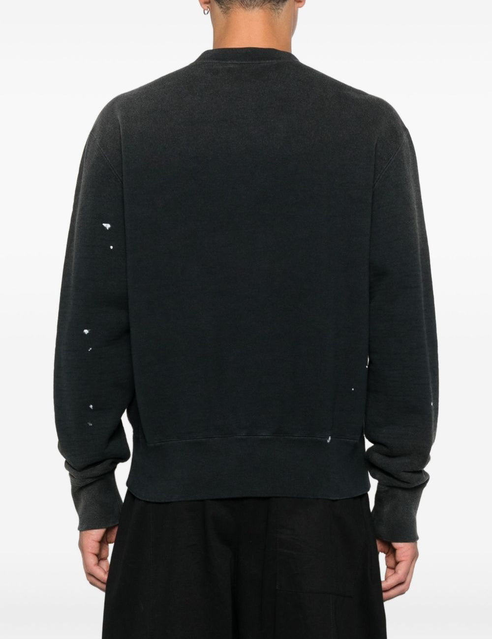 Felpe stile cardigan con stampa in nero Khoki - uomo 