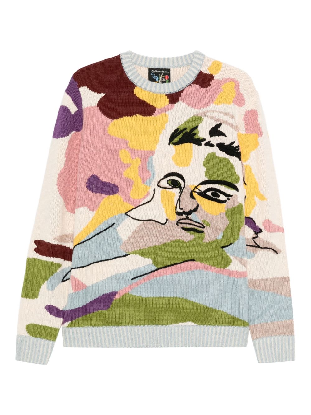Maglione con intarsio in multicolore Kidsuper - uomo 