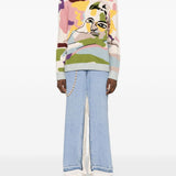 Maglione con intarsio in multicolore Kidsuper - uomo 