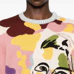 Maglione con intarsio in multicolore Kidsuper - uomo 
