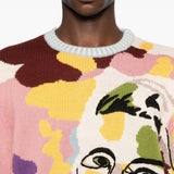 Maglione con intarsio in multicolore Kidsuper - uomo 