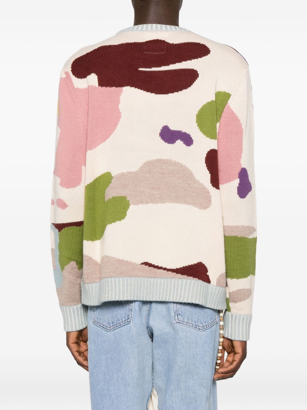 Maglione con intarsio in multicolore Kidsuper - uomo 