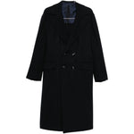 Cappotto doppiopetto in blu Kiton - uomo 