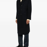 Cappotto doppiopetto in blu Kiton - uomo 