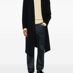 Cappotto doppiopetto in blu Kiton - uomo 