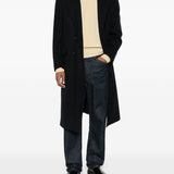 Cappotto doppiopetto in blu Kiton - uomo 