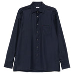 Camicia Nerano con taschino in blu Kiton - uomo 