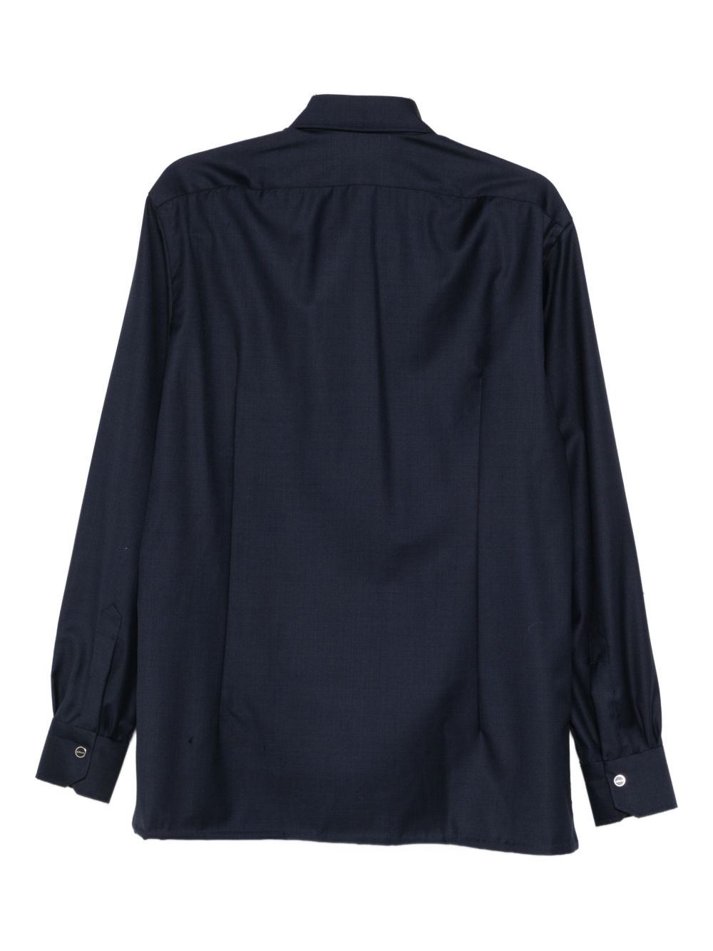 Camicia Nerano con taschino in blu Kiton - uomo 