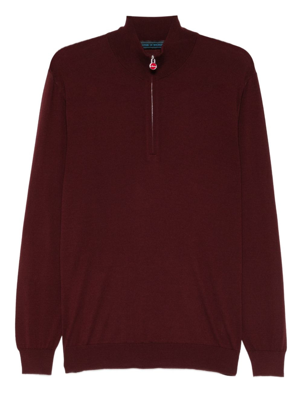 Maglione a collo alto in bordeaux Kiton - uomo 