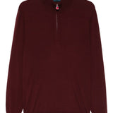 Maglione a collo alto in bordeaux Kiton - uomo 