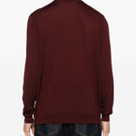 Maglione a collo alto in bordeaux Kiton - uomo 