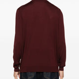 Maglione a collo alto in bordeaux Kiton - uomo 