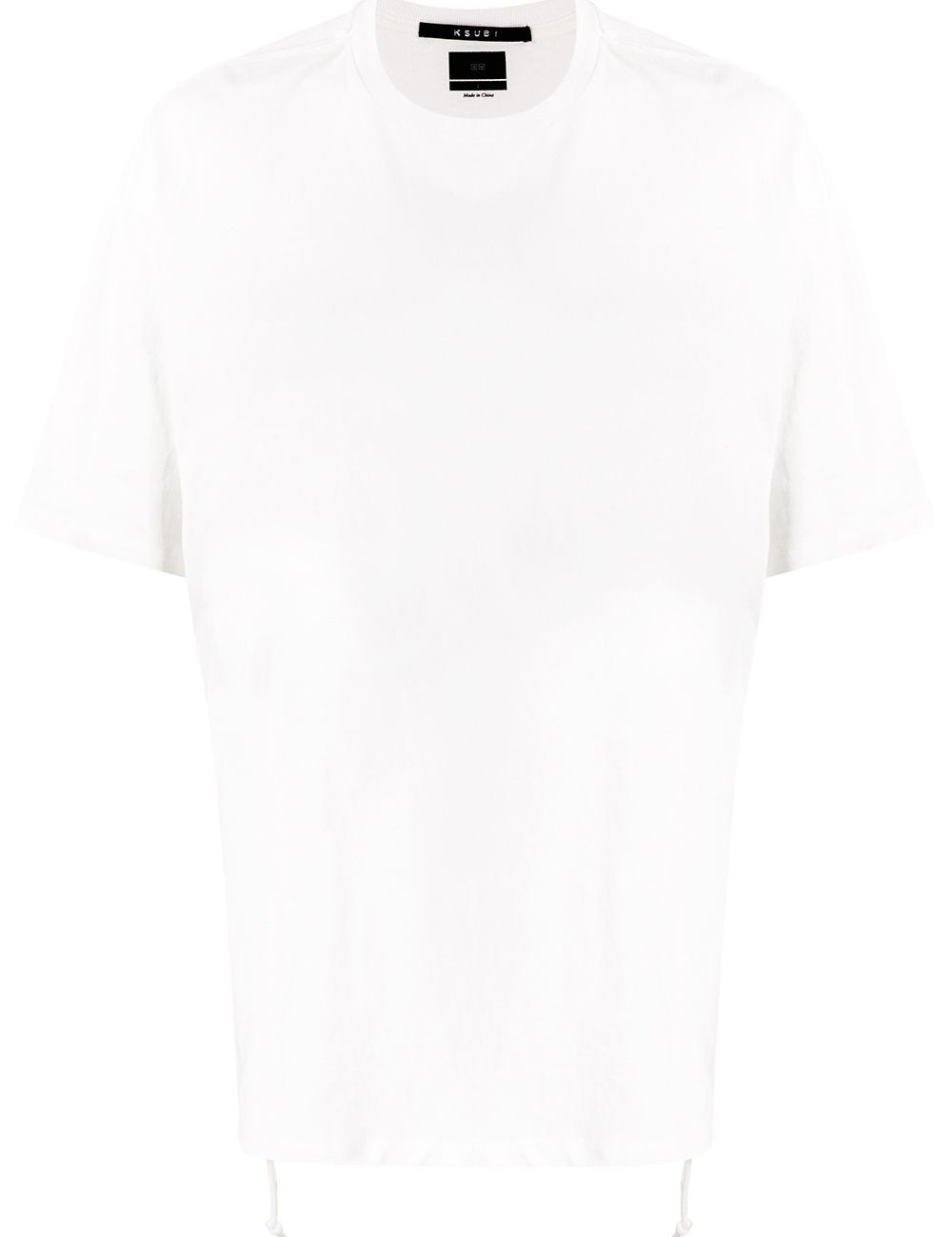 T-shirt oversize Biggie in bianco Ksubi - uomo 