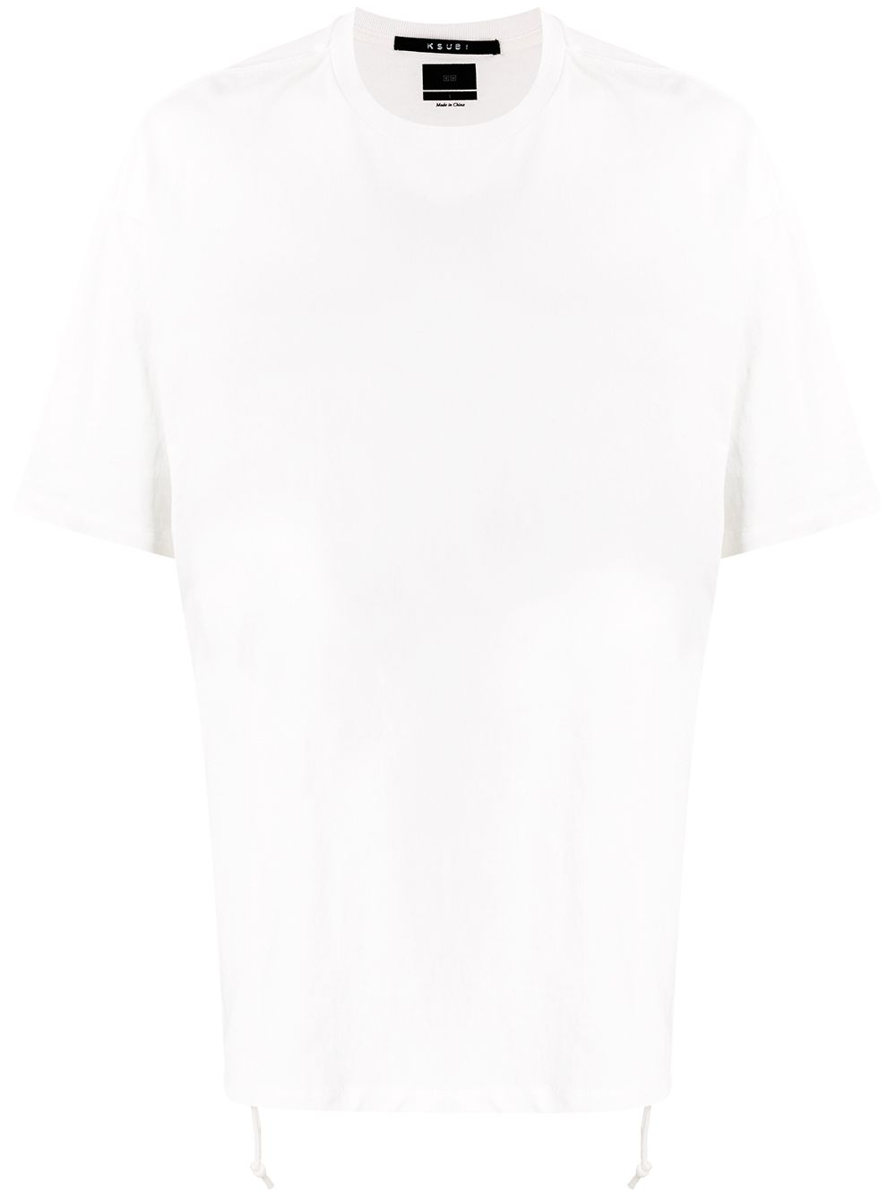 T-shirt oversize Biggie in bianco Ksubi - uomo 