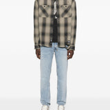 Jeans a gamba dritta in blu Ksubi - uomo 