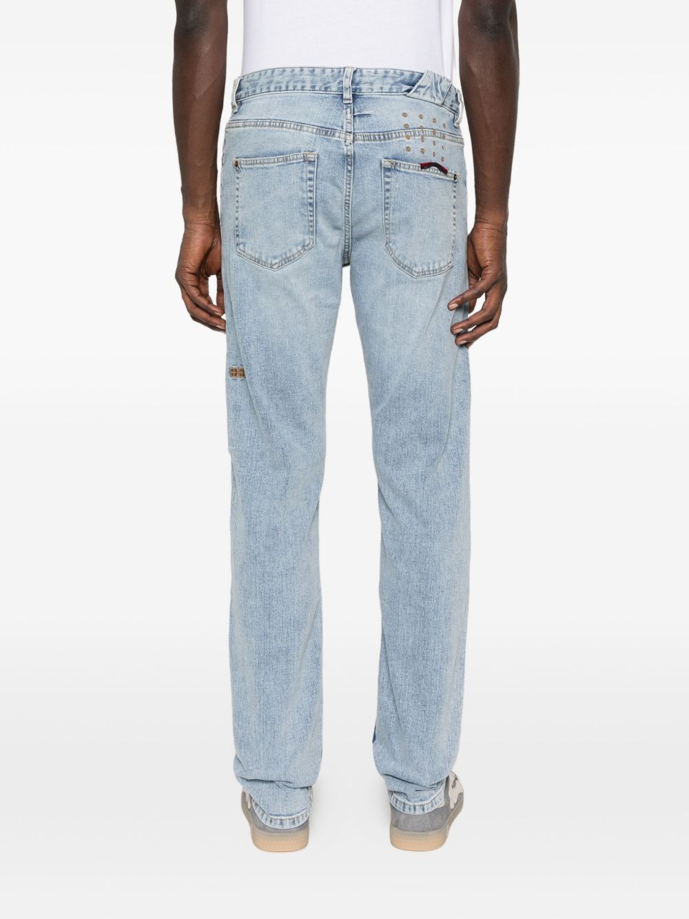 Jeans a gamba dritta in blu Ksubi - uomo 