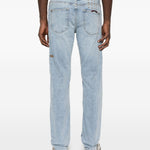 Jeans a gamba dritta in blu Ksubi - uomo 