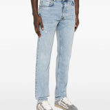 Jeans a gamba dritta in blu Ksubi - uomo 