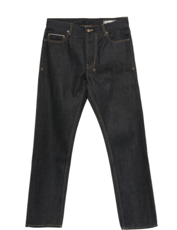 Jeans con cuciture a contrasto in blu Ksubi - uomo 