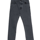 Jeans dritti con patch a bottoni in blu Ksubi - uomo 