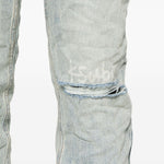 Jeans con dettagli effetto antiquato in blu Ksubi - uomo 