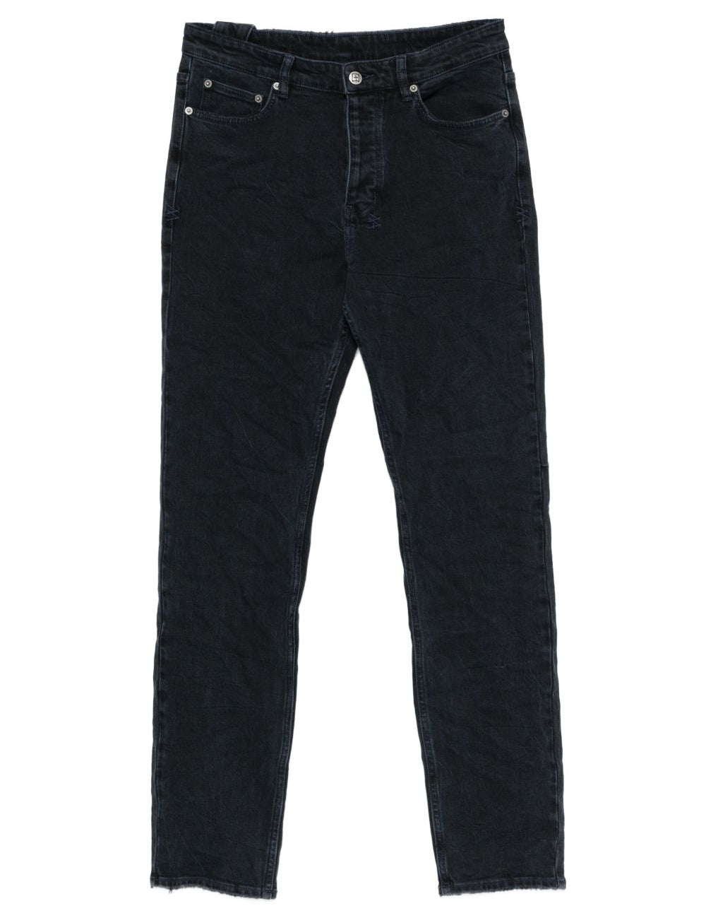 Jeans in cotone cinque tasche in blu Ksubi - uomo 