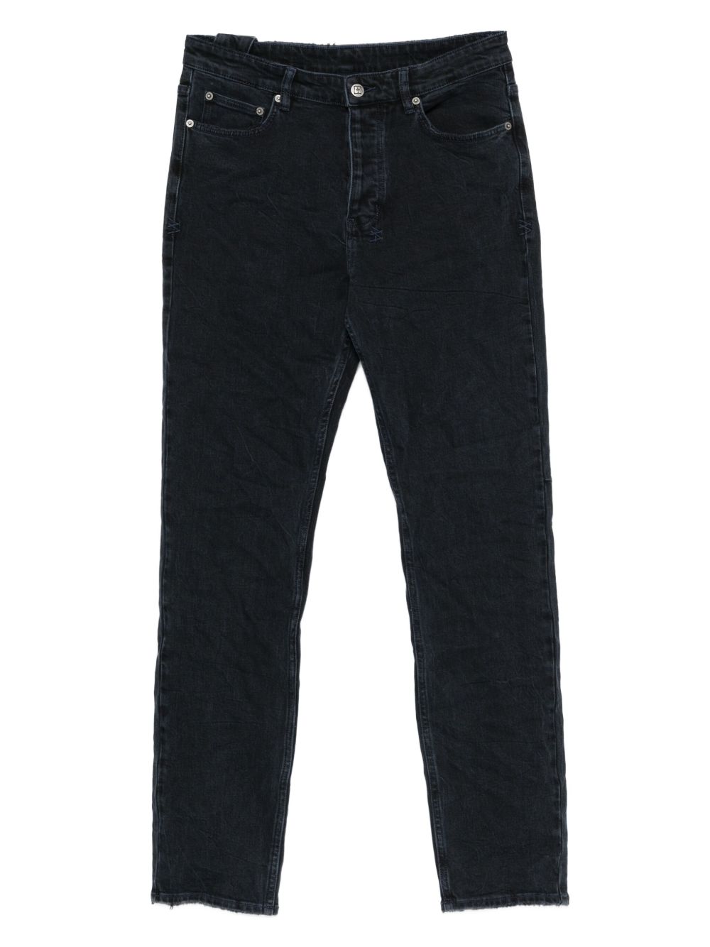 Jeans in cotone cinque tasche in blu Ksubi - uomo 