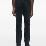 Jeans in cotone cinque tasche in blu Ksubi - uomo 