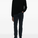 Jeans in cotone cinque tasche in blu Ksubi - uomo 