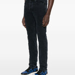 Jeans in cotone cinque tasche in blu Ksubi - uomo 