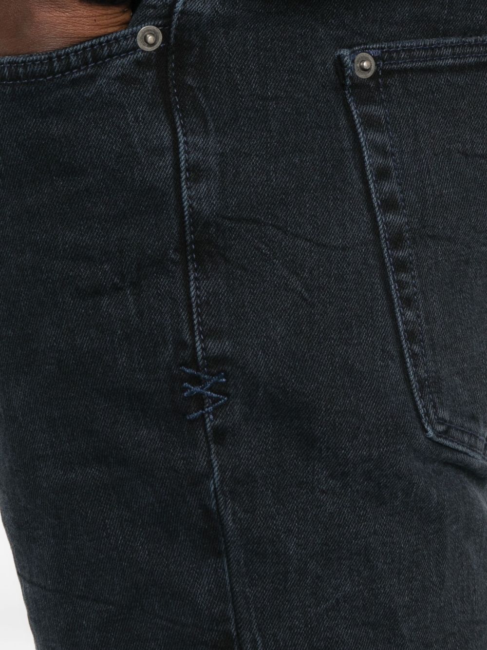 Jeans in cotone cinque tasche in blu Ksubi - uomo 